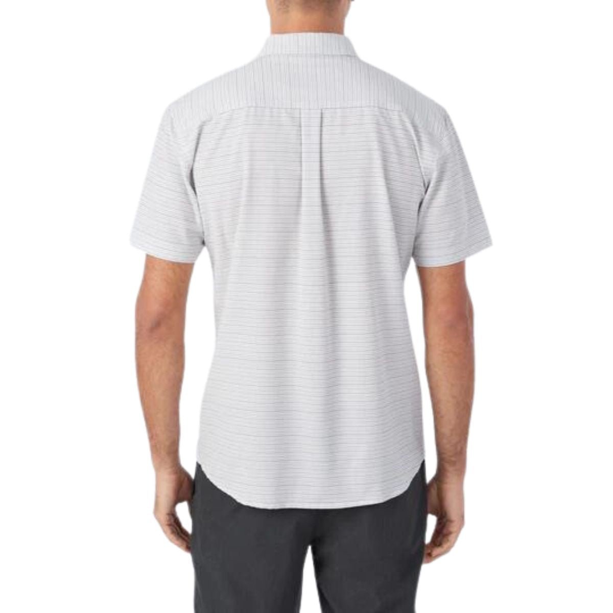 O'Neill TRVLR UPF Traverse Stripe Shirt in Fog - BoardCo