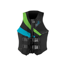 O'Neill Women's Siren USCG Life Vest in Black/Dayglo/Turquiose 2021 - BoardCo