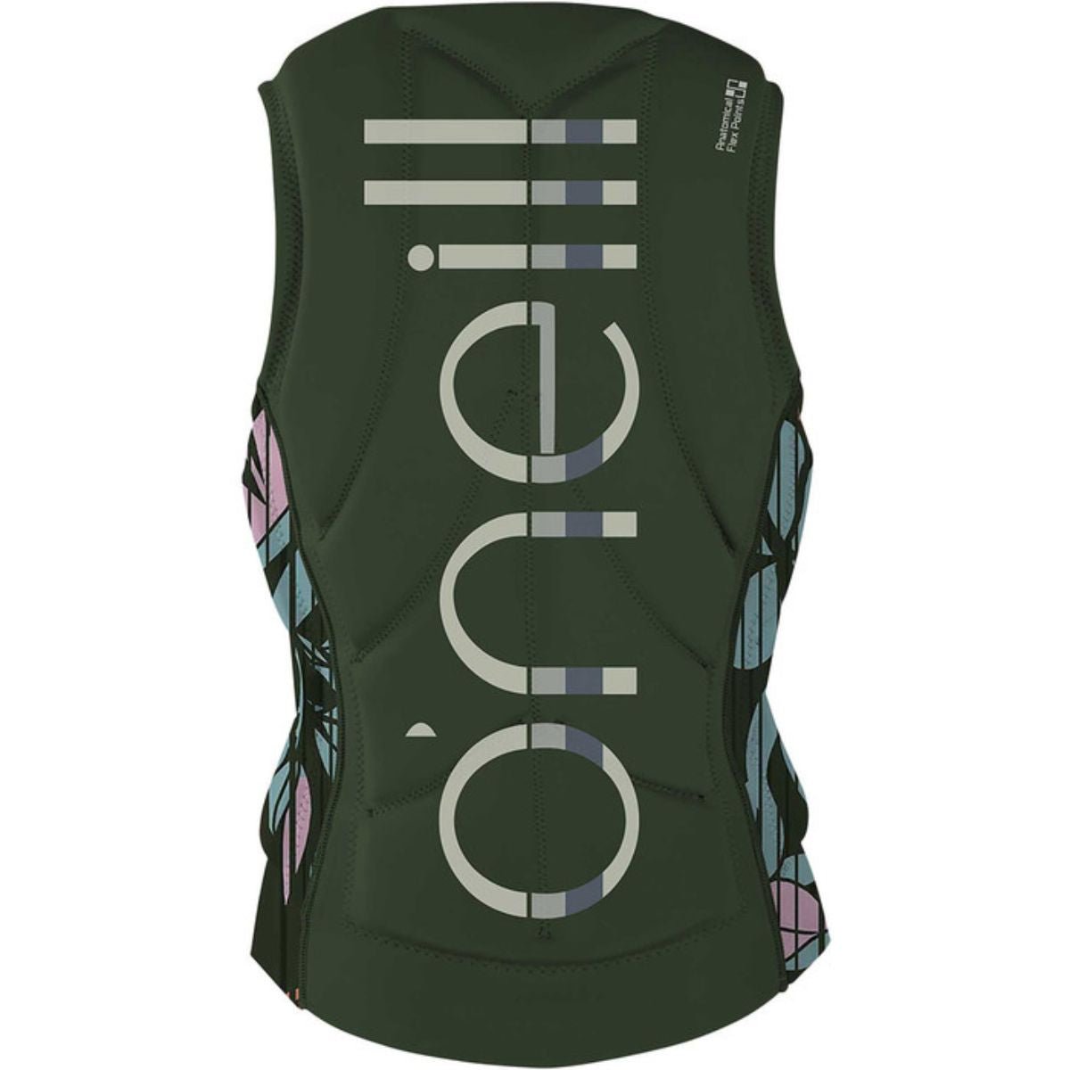 O'Neill Women's Slasher Comp Vest DKOLIVE/BAYLEN - BoardCo