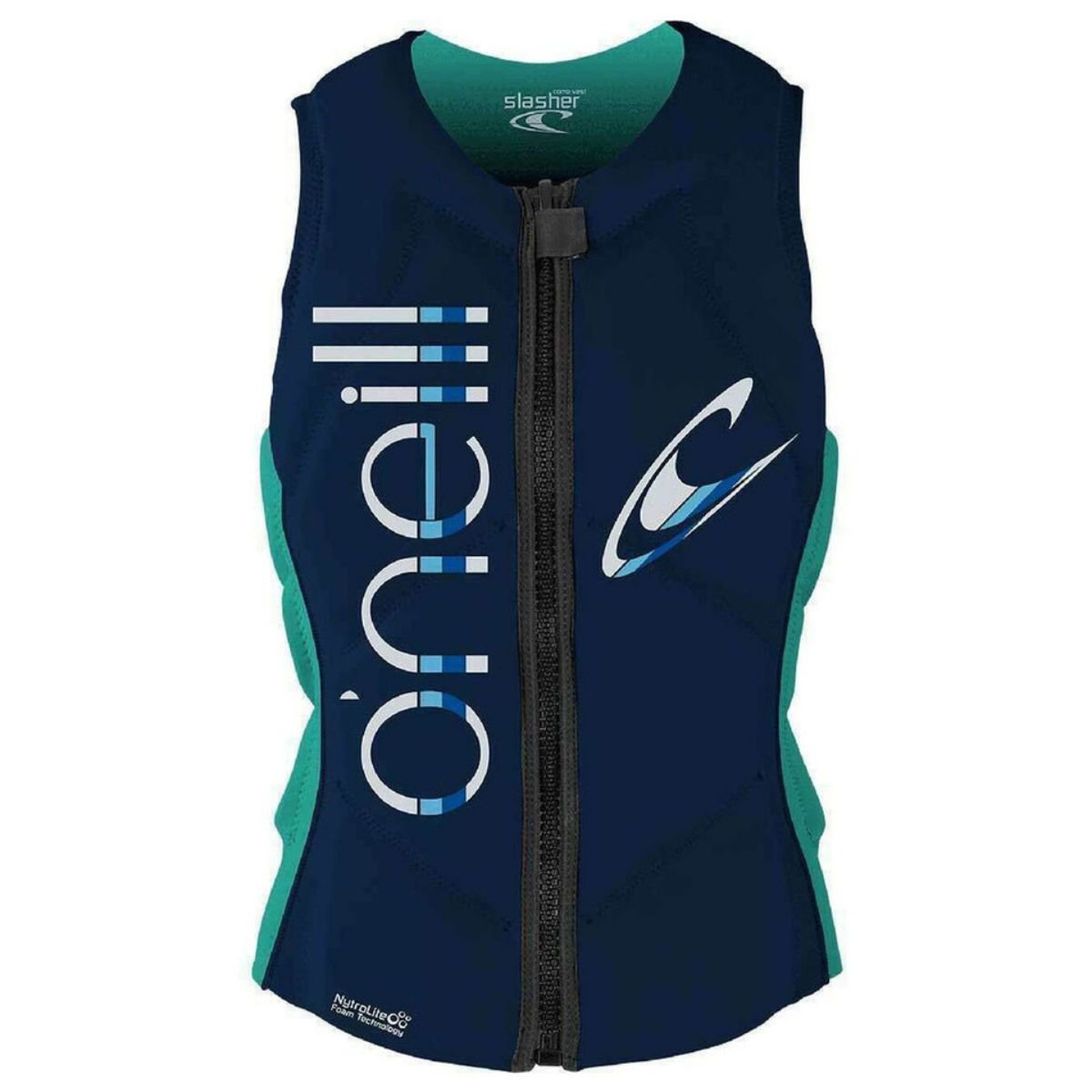 O'Neill Women's Slasher Comp Vest in Abyss/Light Aqua - BoardCo