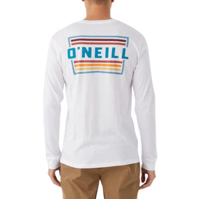 O'Neill Working Stiff Long Sleeve Tee in White - BoardCo