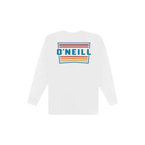 O'Neill Working Stiff Long Sleeve Tee in White - BoardCo