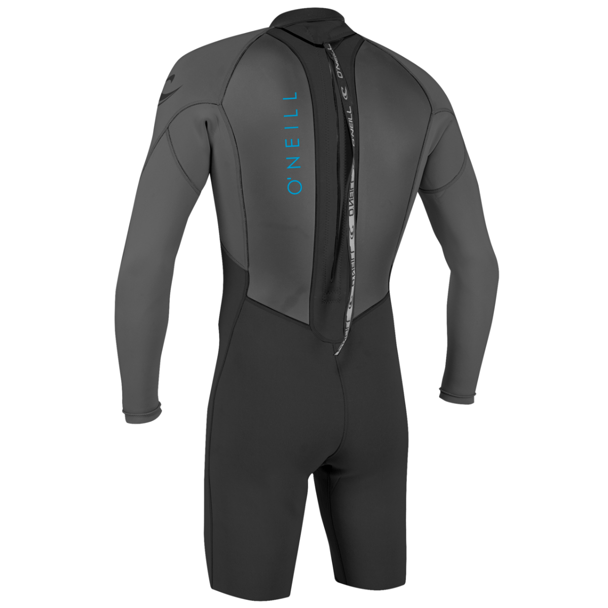 Oneill Youth Reactor-2 2mm Back Zip Long Sleeve Spring Suit in Black and Graphite - BoardCo