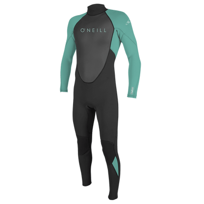 O'Neill Youth Reactor-2 3/2mm BZ Full Wetsuit in Black/Light Aqua - BoardCo