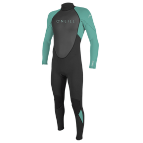 O'Neill Youth Reactor-2 3/2mm BZ Full Wetsuit in Black/Light Aqua - BoardCo