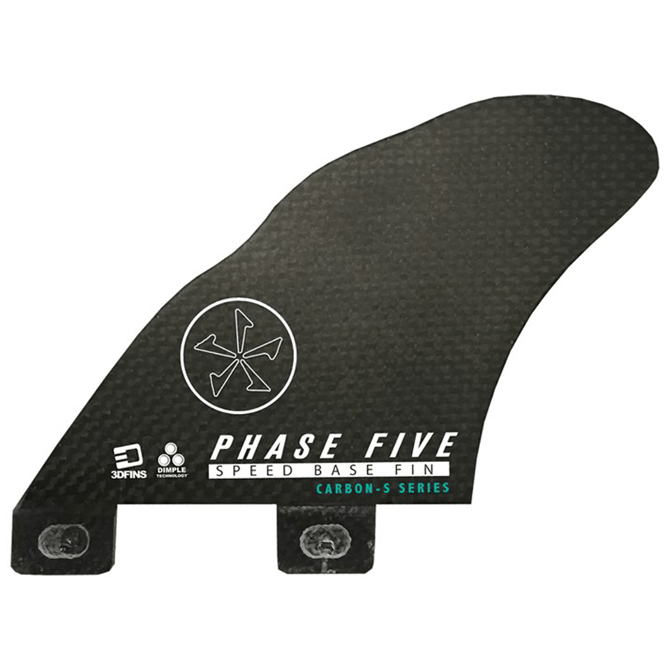 Phase 5 3D Speed Base Carbon Twin Fin Set - BoardCo