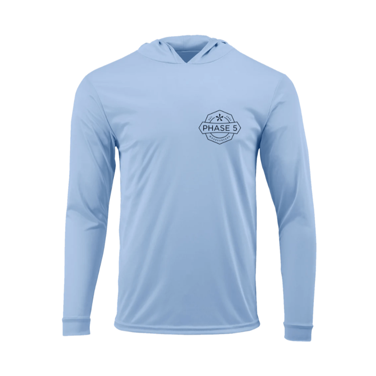 Phase 5 Banner SPF Hoodie in Blue Mist - BoardCo