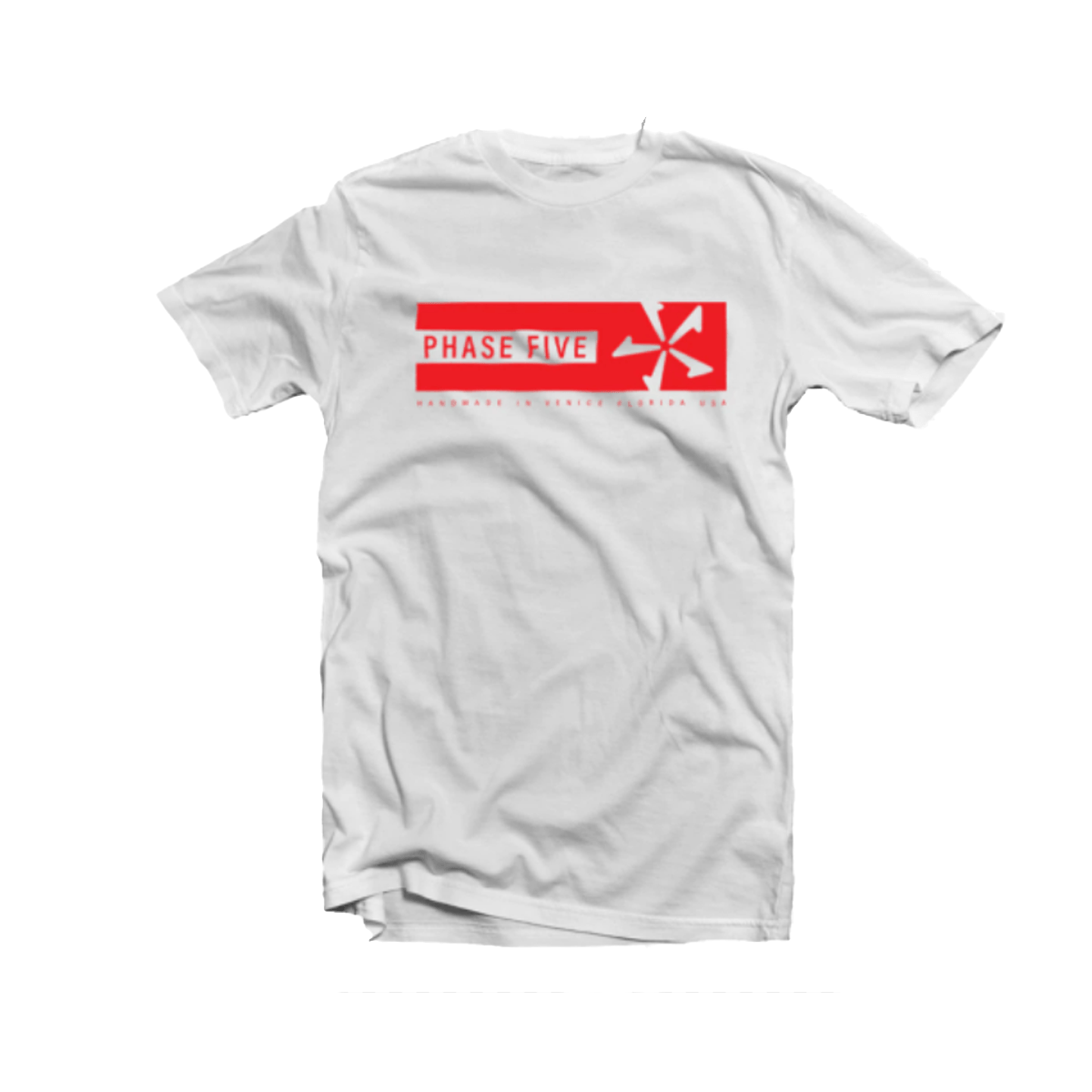 Phase 5 Bar SS Tee in White - BoardCo
