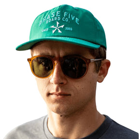 Phase 5 Captain Nylon Hat in Aqua - BoardCo