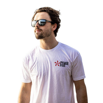 Phase 5 Classic Logo Tee in White - BoardCo