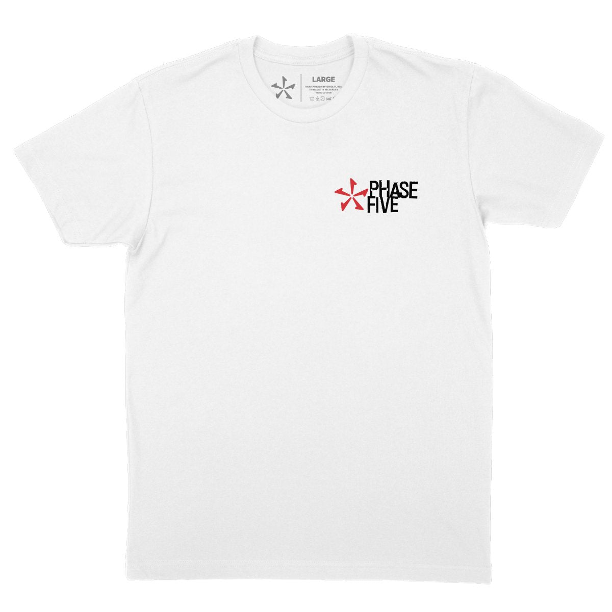 Phase 5 Classic Logo Tee in White - BoardCo