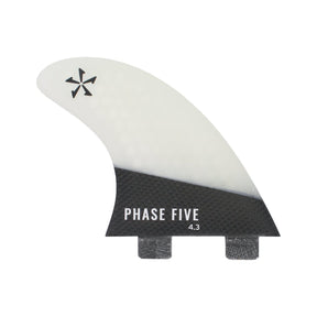 Phase 5 Honeycomb Twin Fin Set in Black/White - BoardCo