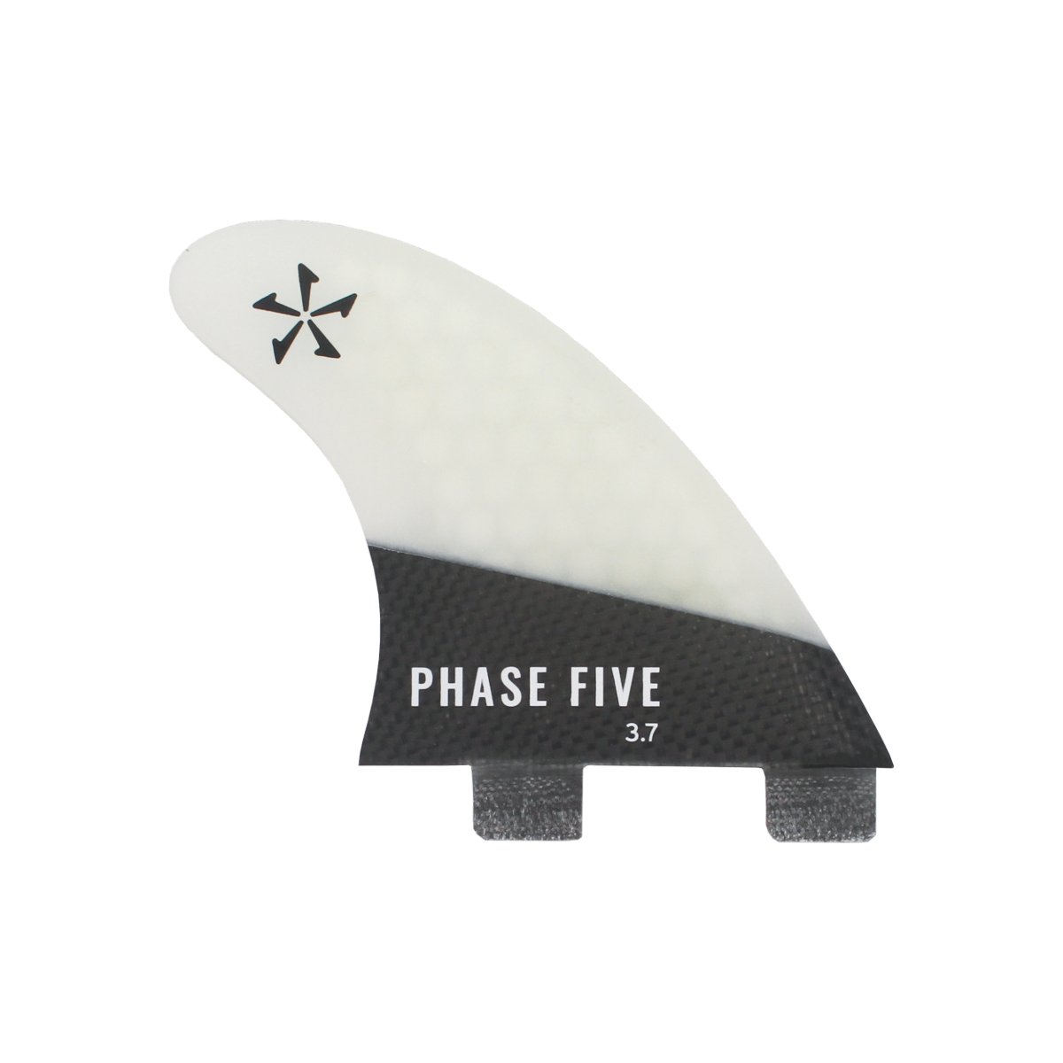 Phase 5 Honeycomb Twin Fin Set in Black/White - BoardCo