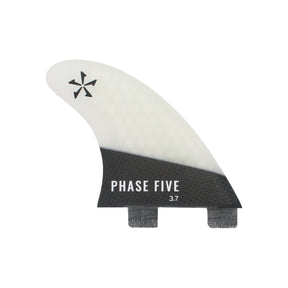 Phase 5 Honeycomb Twin Fin Set in Black/White - BoardCo