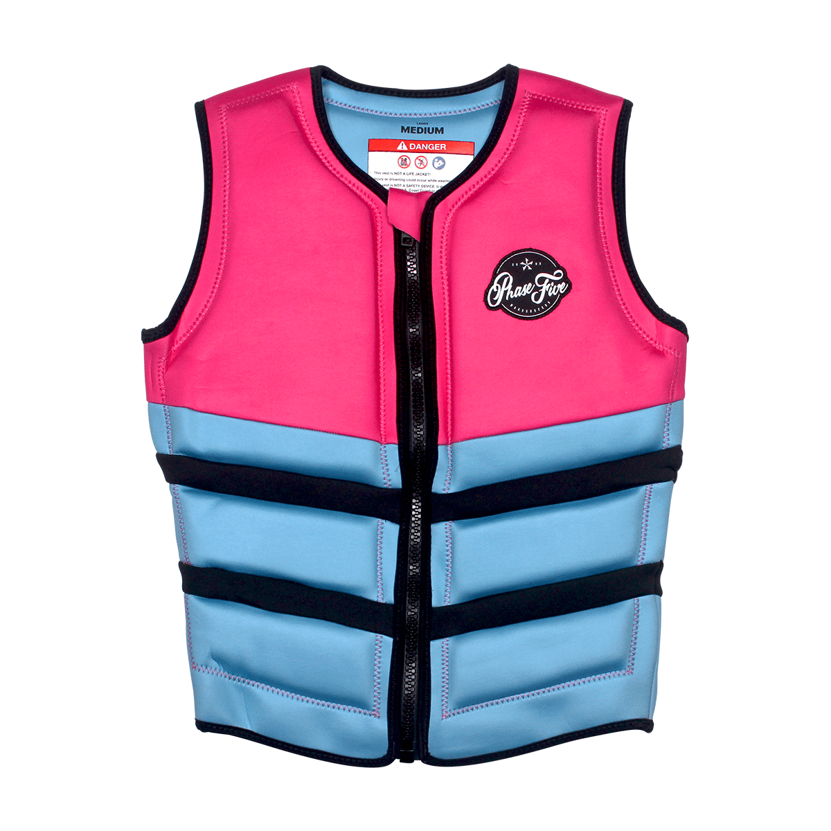 Phase 5 Ladies Pro Vest in Pink/Blue - BoardCo