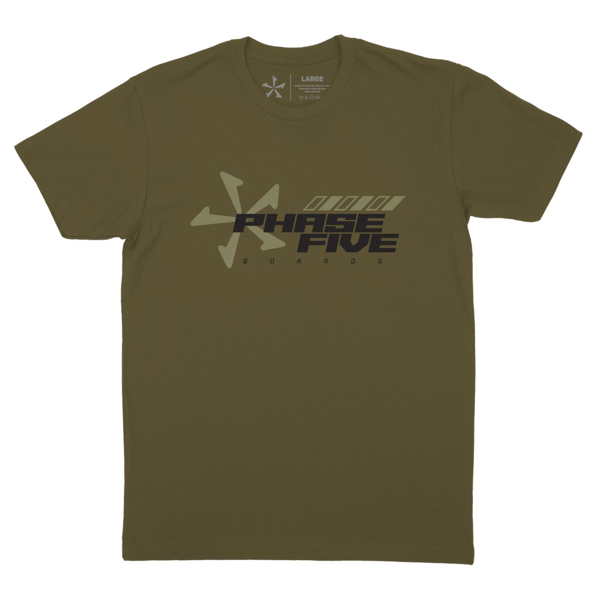 Phase 5 Squad Tee in Olive - BoardCo