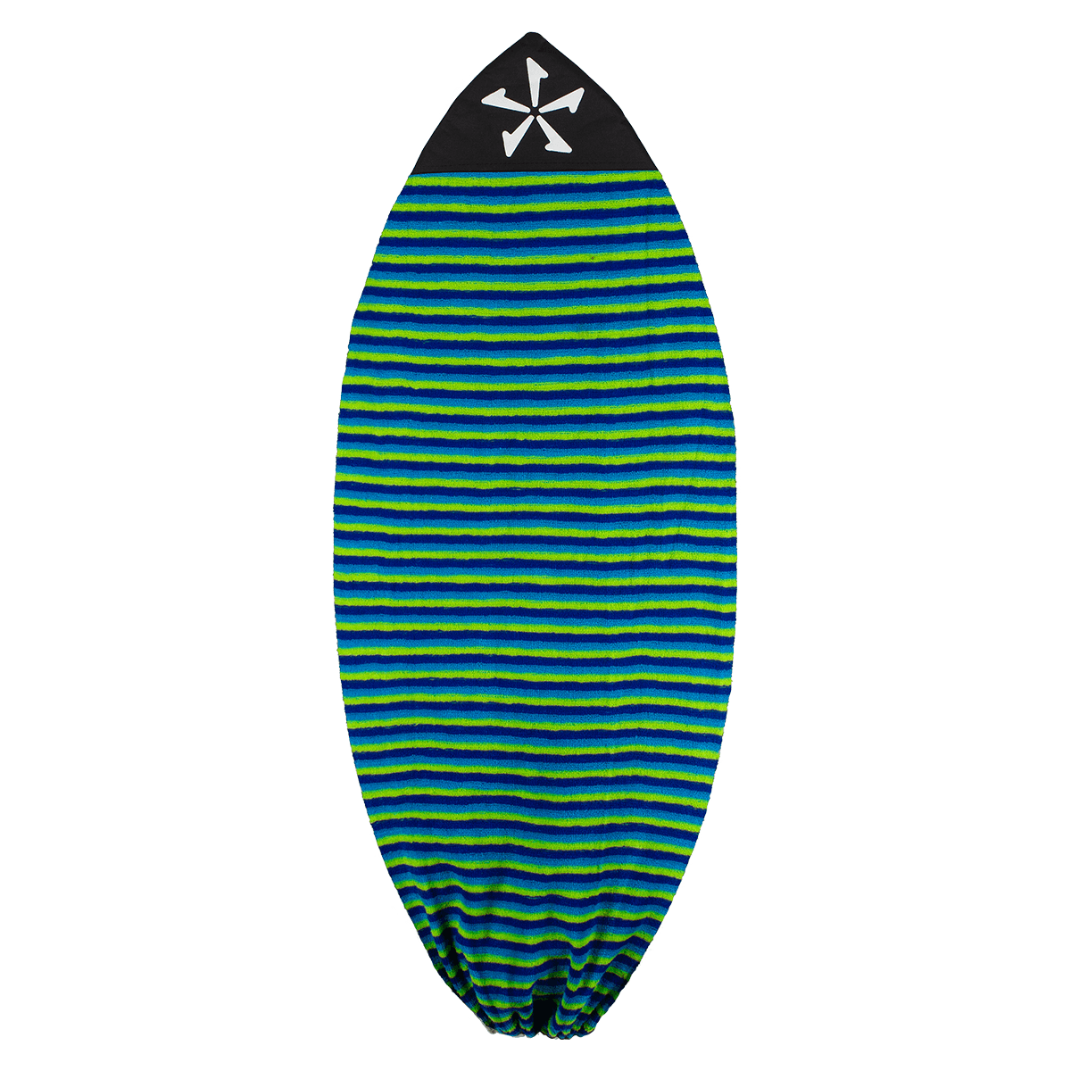 Phase 5 Wakesurf Board Sock in Lime/Blue - BoardCo