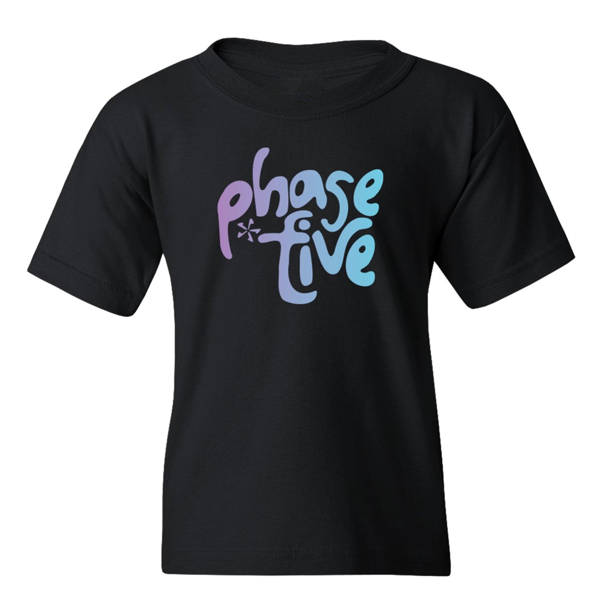 Phase 5 Youth Haze Tee in Black - BoardCo