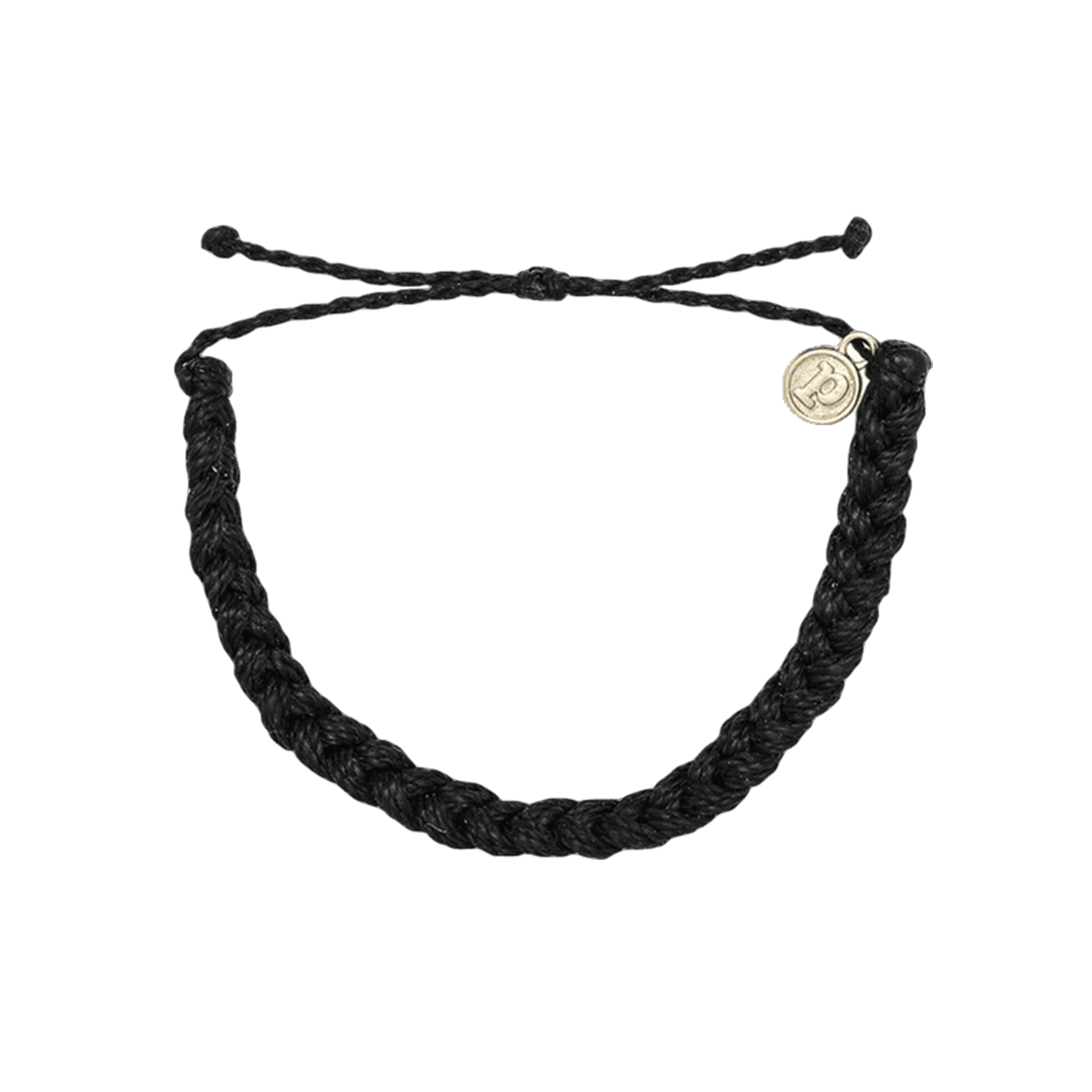 Pura Vida Braided Bracelet Black - BoardCo