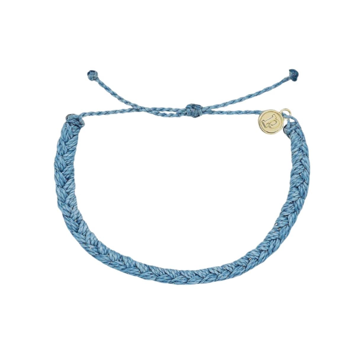 Pura Vida Braided Bracelet in Sky Blue - BoardCo