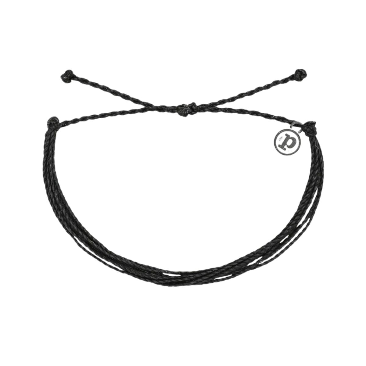 Pura Vida Solid Original Bracelet in Black - BoardCo