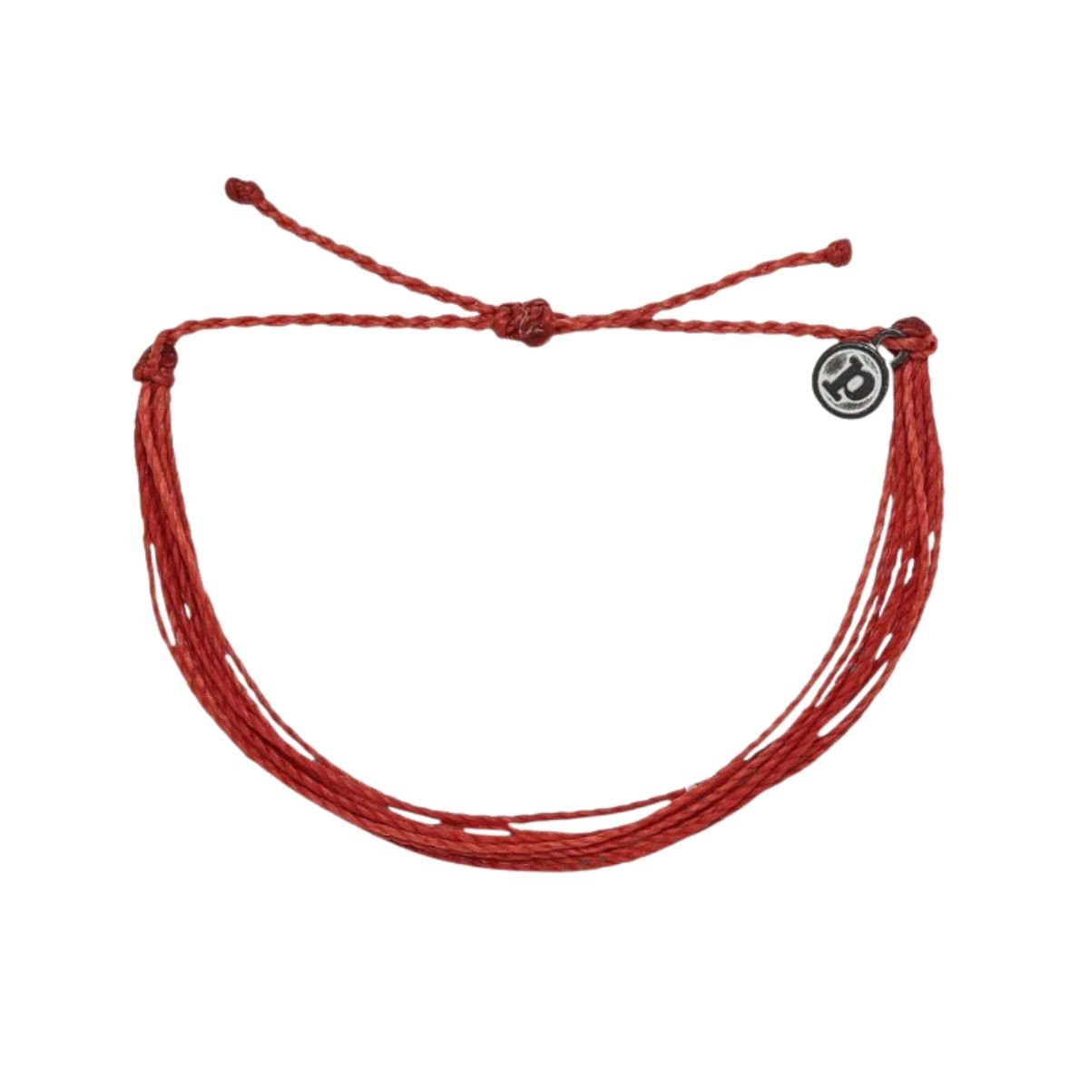 Pura Vida Solid Original Bracelet in Red - BoardCo