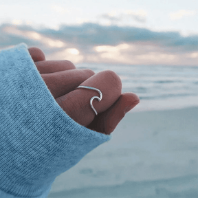 Pura Vida Wave Ring in Silver - BoardCo