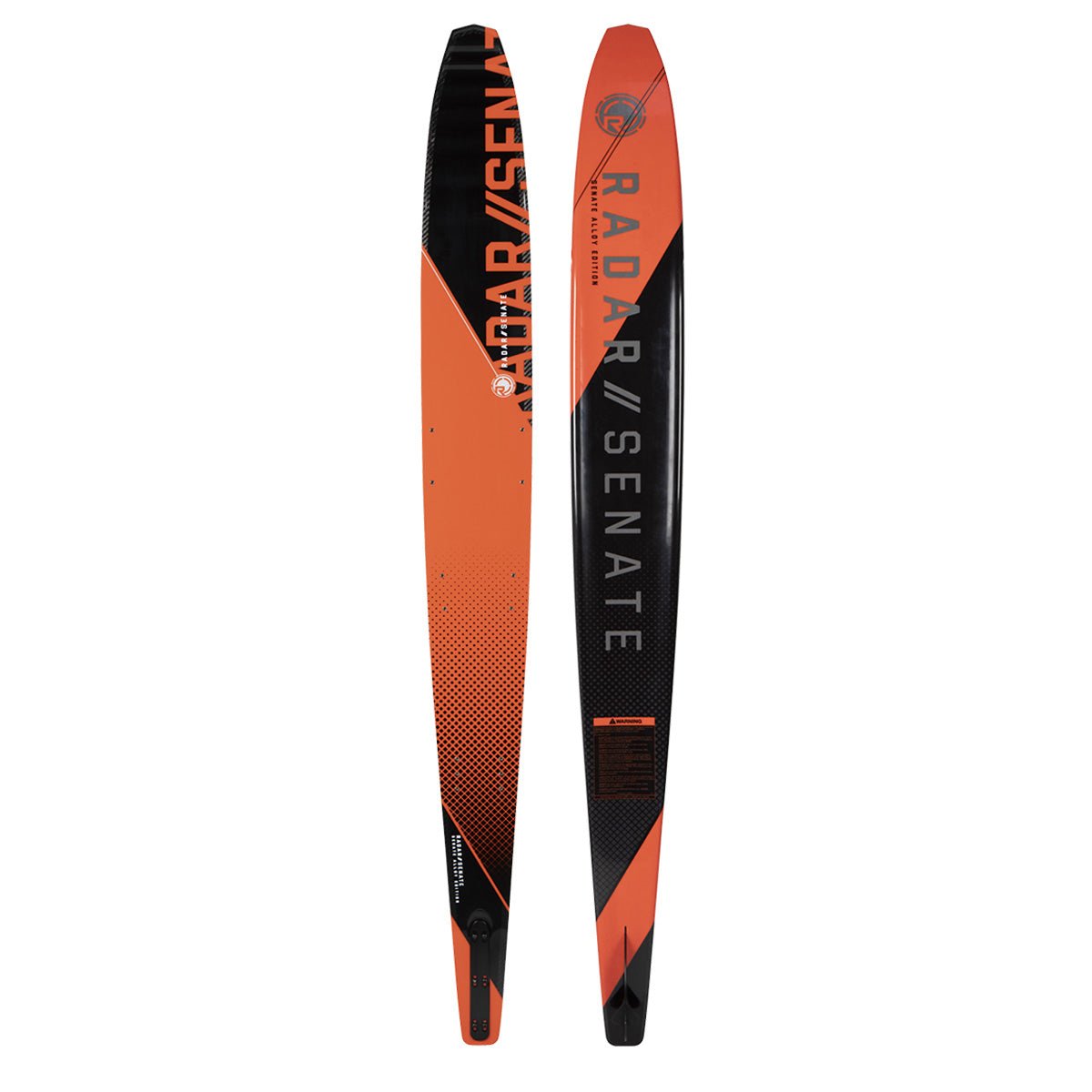 Radar Alloy Senate Water Ski Orange / Black / Carbon 2021 - BoardCo