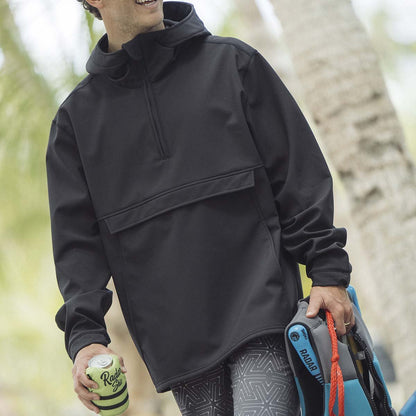 Radar Anorak Shell in Night Black - BoardCo
