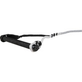 Radar BarLock 12 in. Handle 1.062 in. Diam. Ski Handle in Black / White - BoardCo