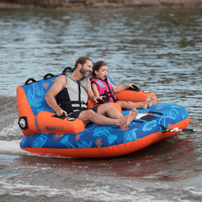 Radar Chase Lounge 2 Person Tube Tropical / Blue / Orange - BoardCo