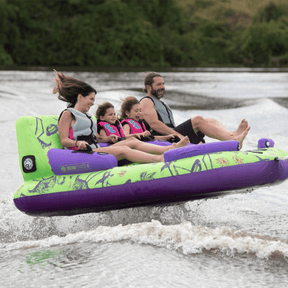 Radar Chase Lounge 4 Person Tube Tropical / Lime / Purple - BoardCo