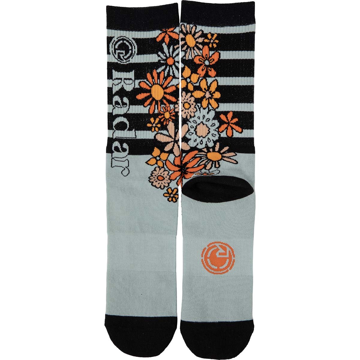 Radar Crew Socks in Flower Power - BoardCo