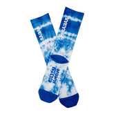 Radar Crew Socks in Ocean Tie Dye - BoardCo