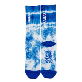 Radar Crew Socks in Ocean Tie Dye - BoardCo