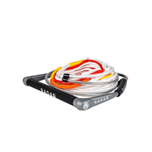 Radar Deep V 15 in. Diamond Grip Handle w/5 Section Ski Combo in Silver / White - BoardCo