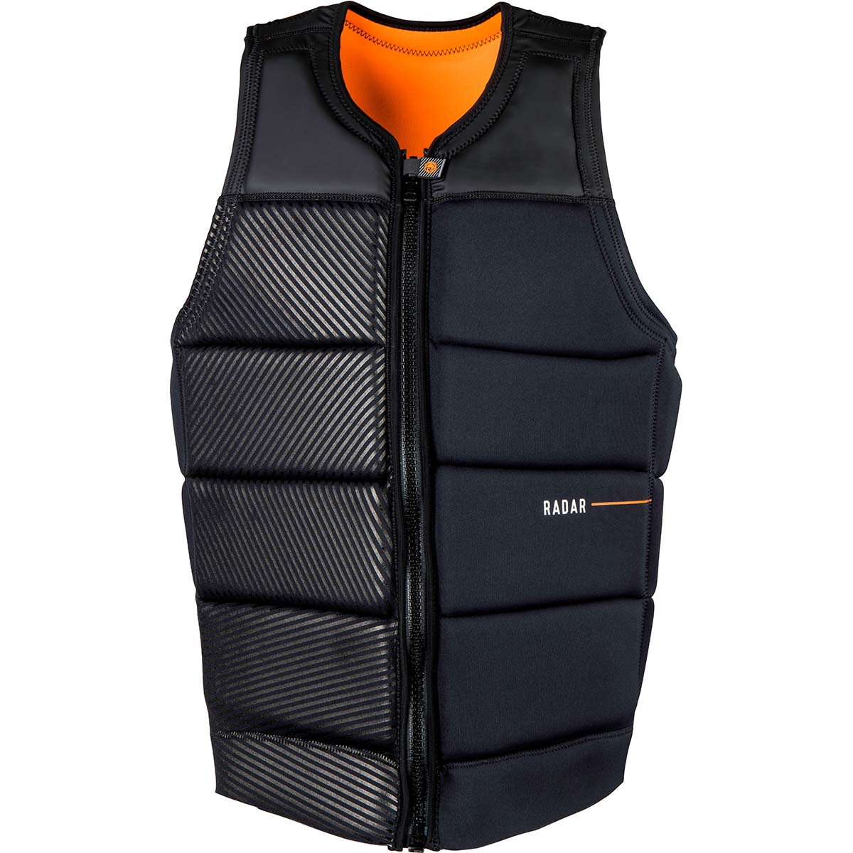 Radar Drifter Comp Wake Vest in Black / Orange Glow - BoardCo