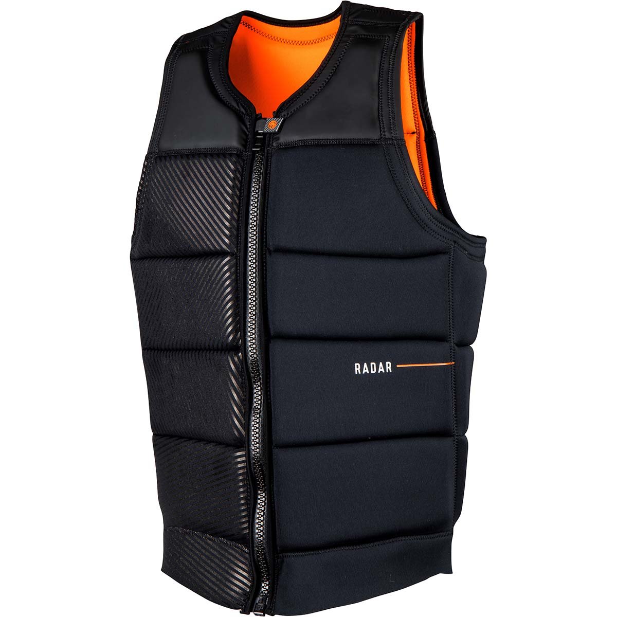 Radar Drifter Comp Wake Vest in Black / Orange Glow - BoardCo