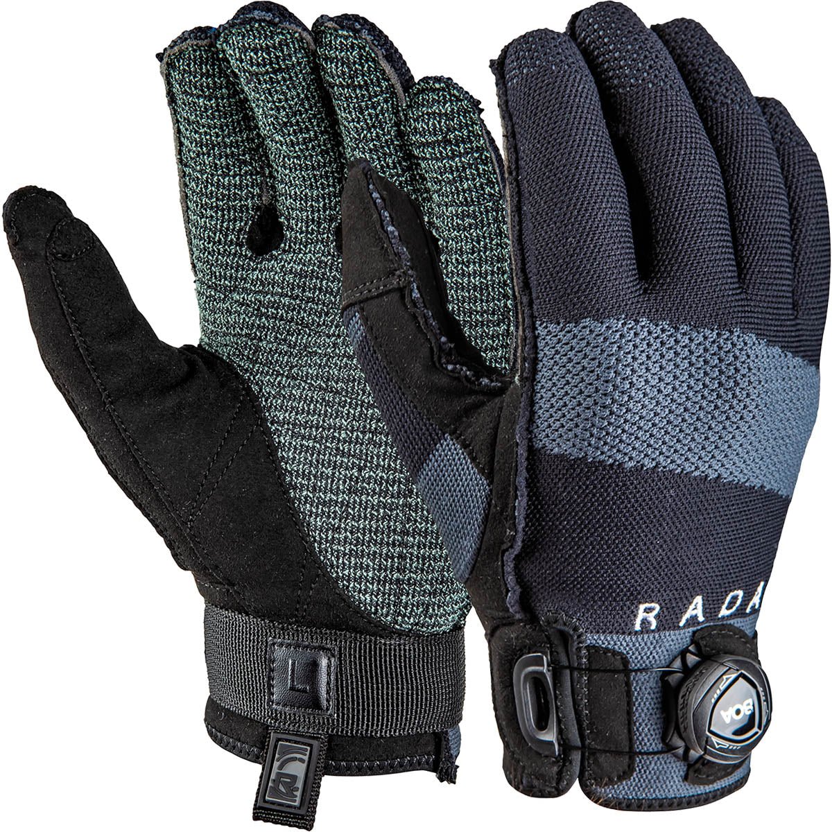 Radar Engineer Boa Inside-Out Water Ski Glove Black / Grey - BoardCo