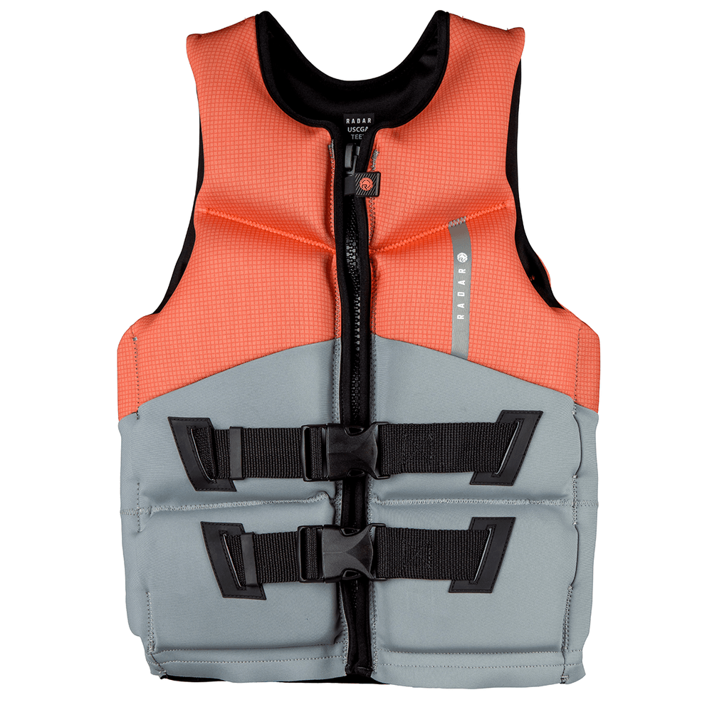 Radar Girl's TRA CGA Life Jacket in Salmon/Grey