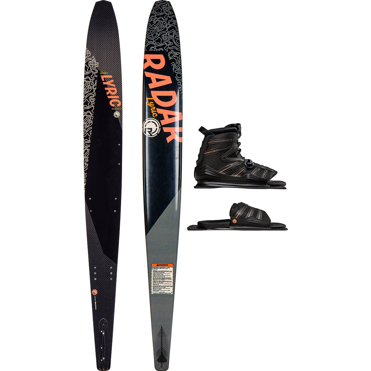 Radar Graphite Lyric w/ Lyric BOA & Lyric BOA ARTP Water Ski Package 2024 - BoardCo