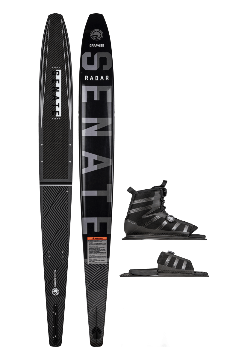Radar Graphite Senate w/ Boa Vector Boa ARTP Water Ski Package 2022 - BoardCo