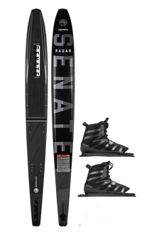 Radar Graphite Senate w/ Double Boa Vector Water Ski Package 2022 - BoardCo