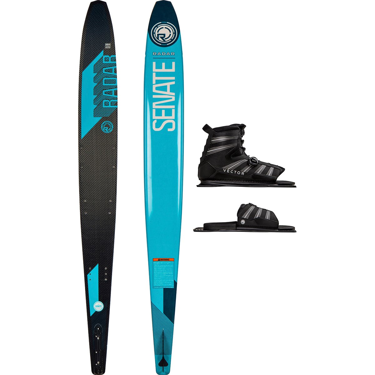 Radar Graphite Senate w/ Vector BOA & BOA ARTP Water Ski Package 2024 - BoardCo