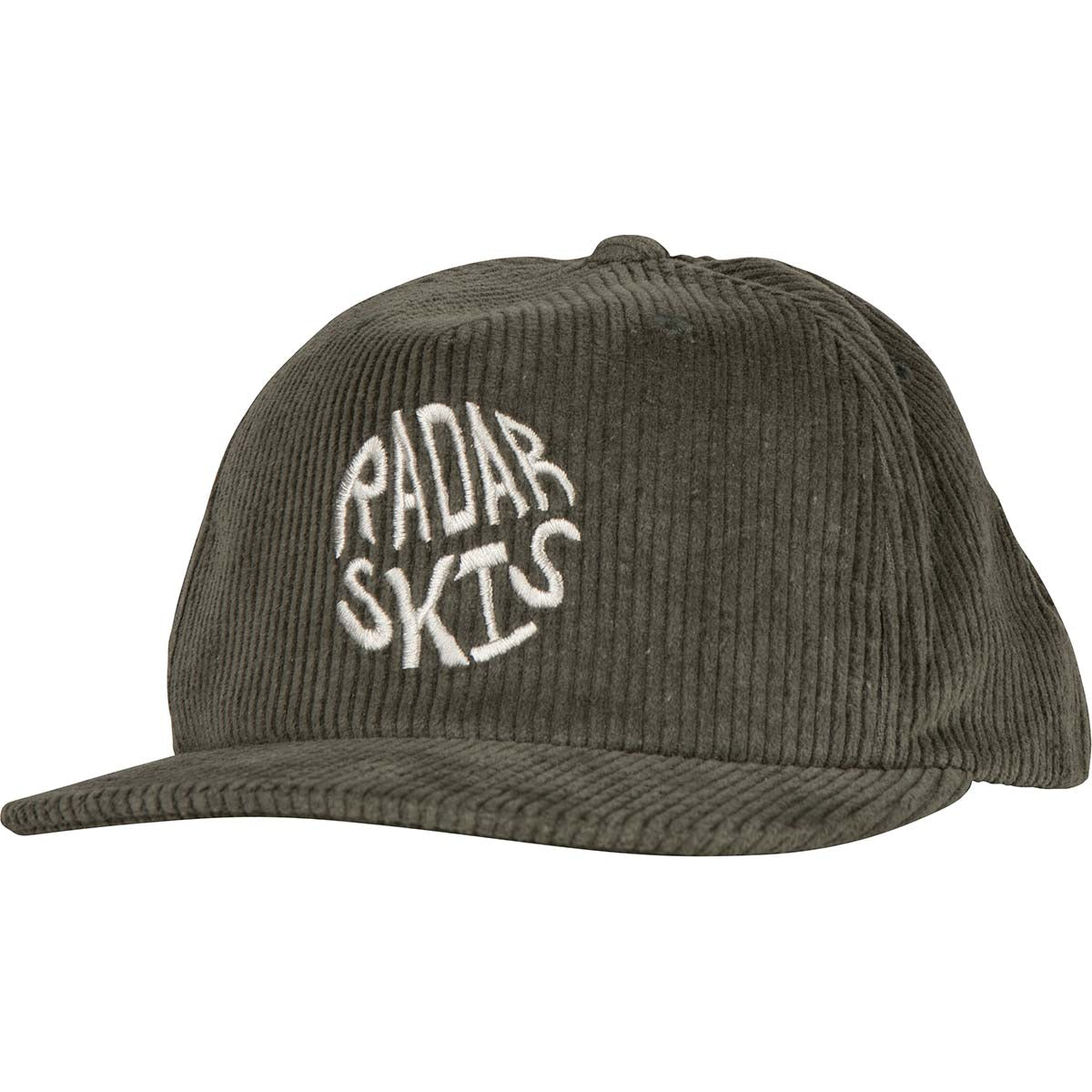 Radar Groovy Snapback Hat in Moss Corduroy - BoardCo