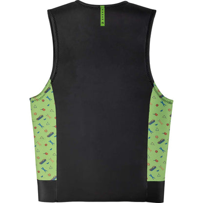 Radar John Top Wetsuit in Black / Ski Vibes - BoardCo