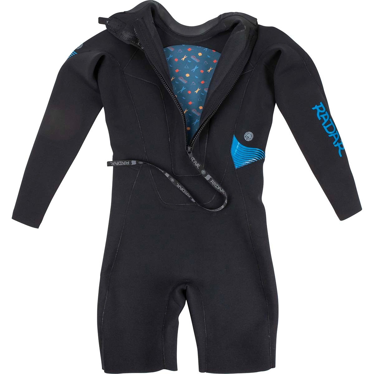 Radar Long Sleeve Shorty Wetsuit in Black - BoardCo