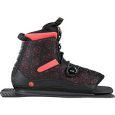 Radar Lyric BOA Rear Water Ski Binding Black / Coral 2021 - BoardCo