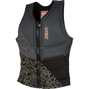 Radar Lyric Women's Comp Wake Vest in Black / Grey / Coral - BoardCo