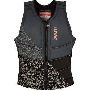 Radar Lyric Women's Comp Wake Vest in Black / Grey / Coral - BoardCo